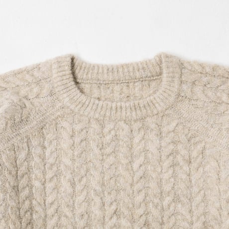 Rough-Knit Sweater-オートミール