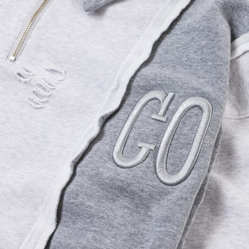 Rebuild HalfZip Sweat - グレー | harapeco Store