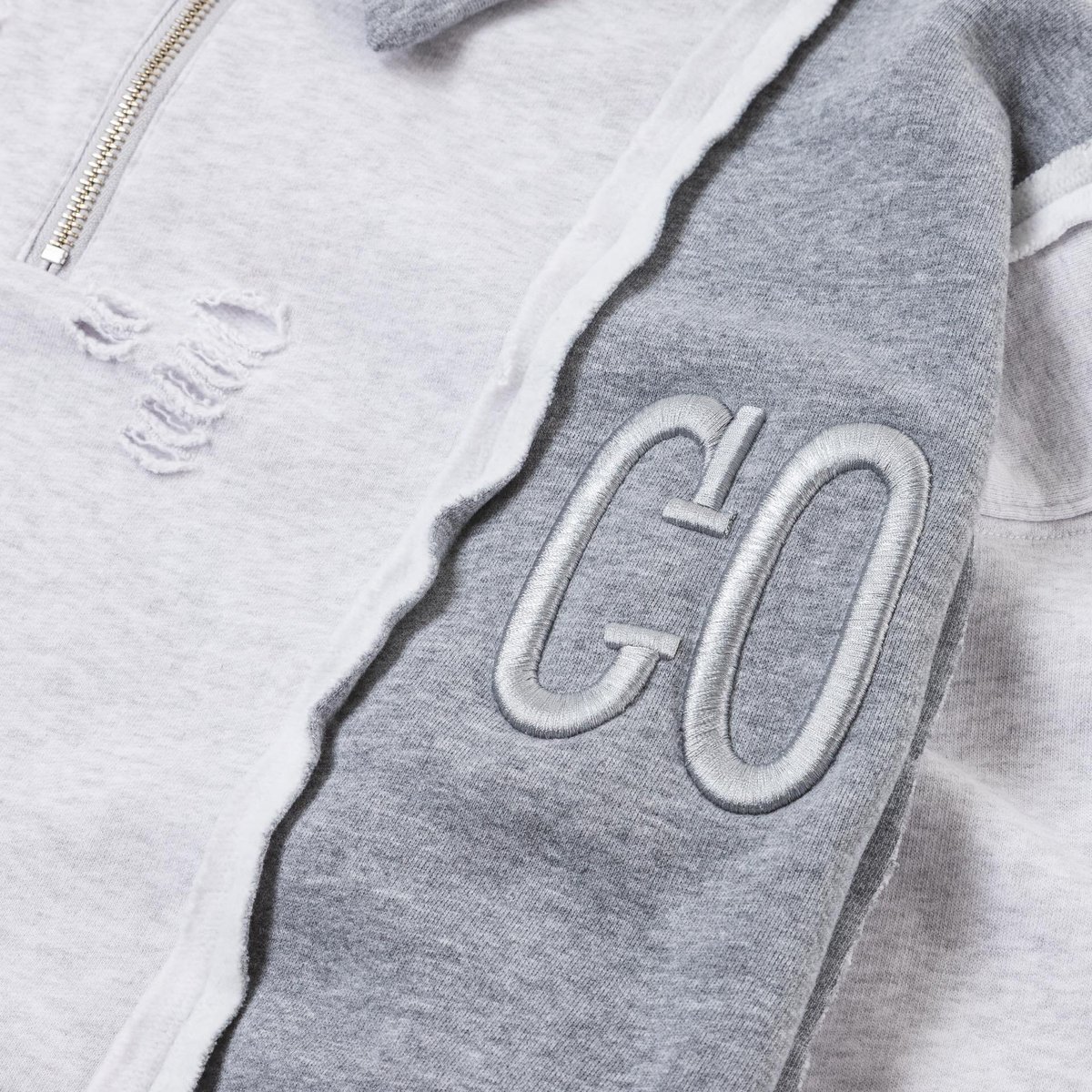 Rebuild HalfZip Sweat - グレー | harapeco Store