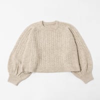 Rough-Knit Sweater-オートミール