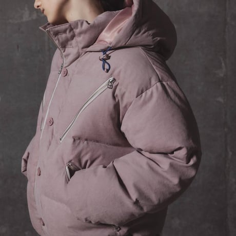 Down Jacket-ピンクベージュ