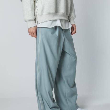 Zipper Pants - ブルー