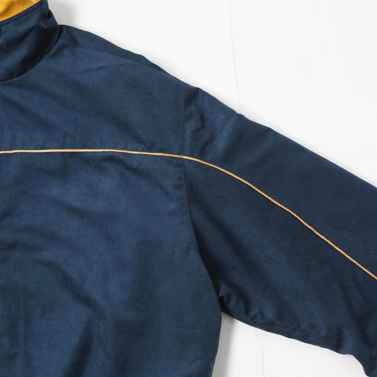 Color Suede blouson-23AW--グリーン×イエロー | harapeco