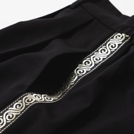 Center Press Wide-Pants(23ver.)-ブラック