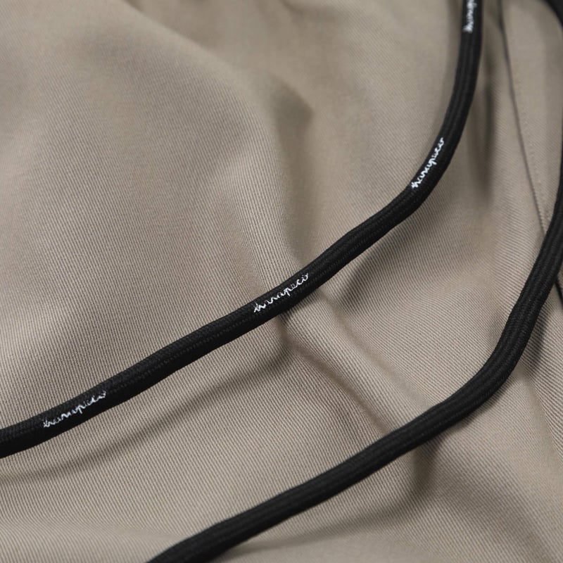 Layered Half Pants-Gray Beige | harapeco Store