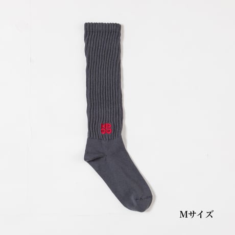 HPCO LONG SOCKS - チャコールグレー