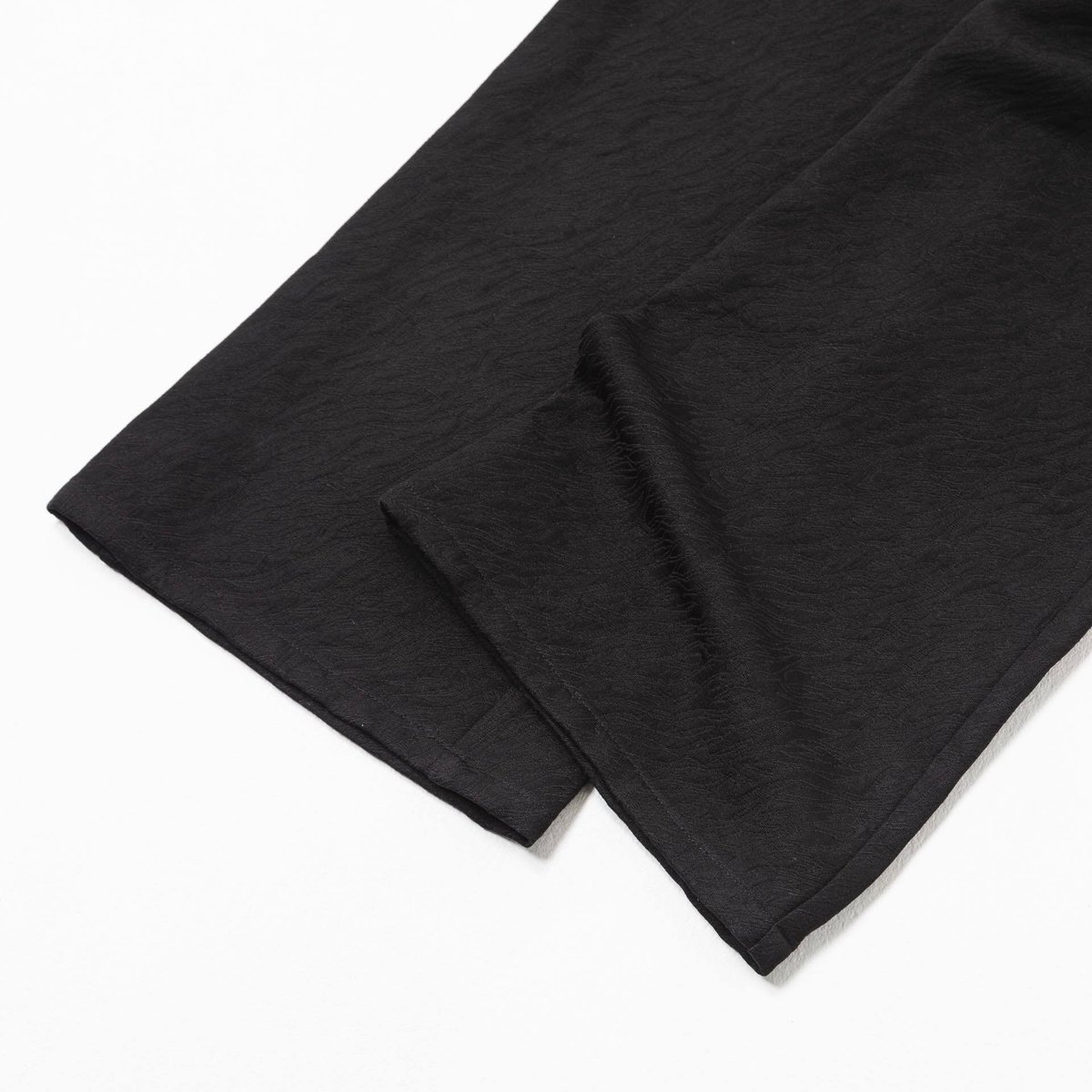 e]Jacquard Pants-ブラック | harapeco Store