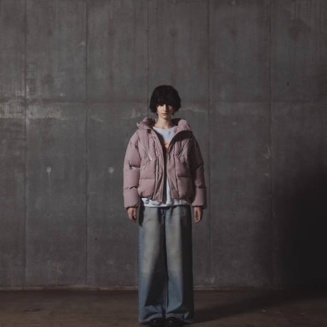 Down Jacket-ピンクベージュ