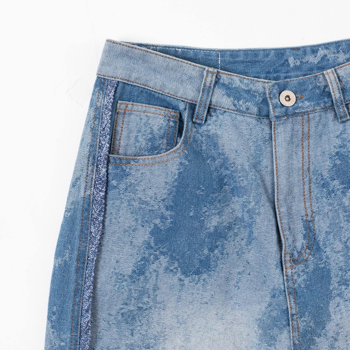 【新品未着用】L harapeco DENIM PANTS ブリーチ ハラペコ DENIM PANTS - ブリーチ | harapeco Store