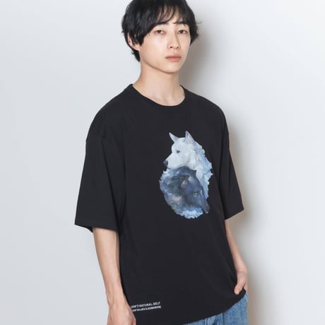Okami Tee [nihiki] - ブラック