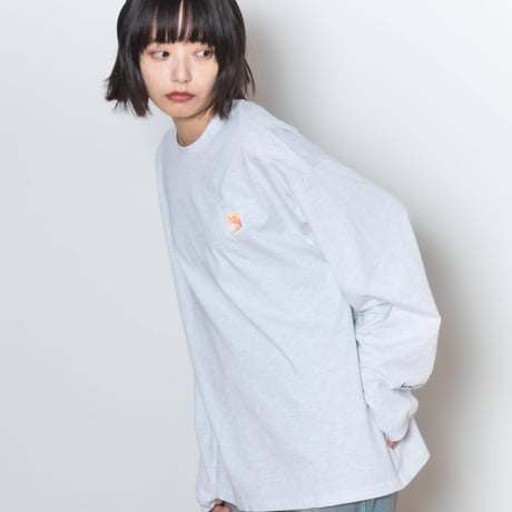 Neko Long Sleeve Tee [FuteNeko] - グレー
