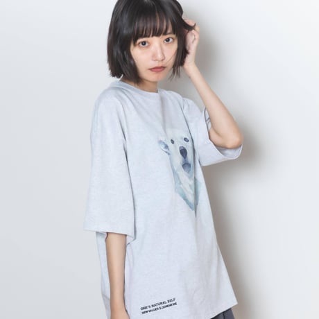 ShiroKuma Tee - グレー