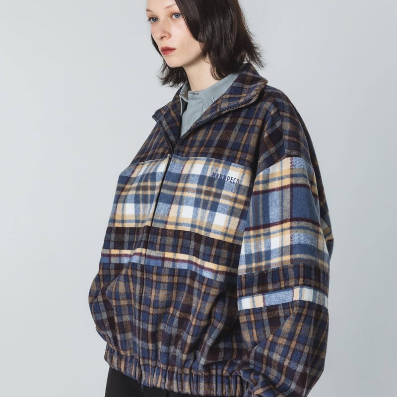 2pattern Checked Jacket - type B | harapeco Store 2pattern Checked Jacket - type B | harapeco Store
