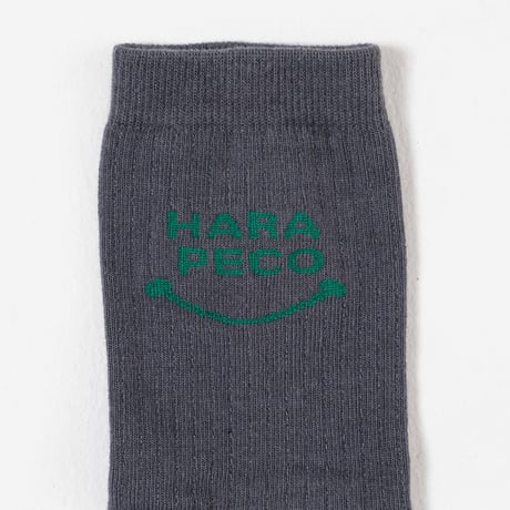 HARAPECO SMILE SOCKS - チャコールグレー