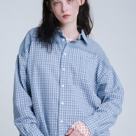 Seersucker Shirts - ブルー