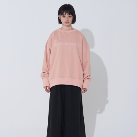 LOGO SWEAT-ピンク