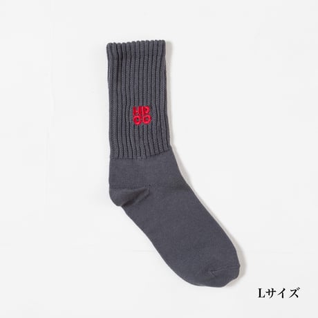 HPCO LONG SOCKS - チャコールグレー