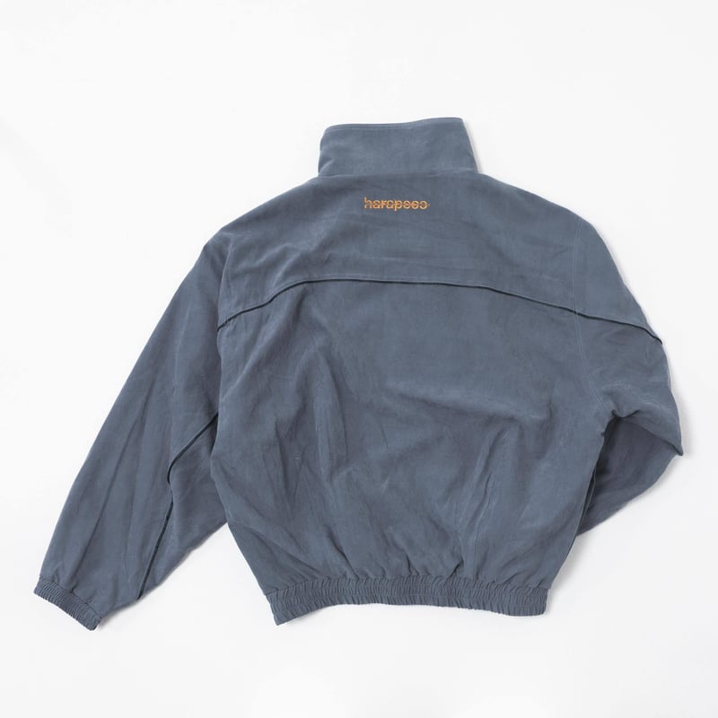 Color Suede blouson-Vintage Blue | harapeco Store