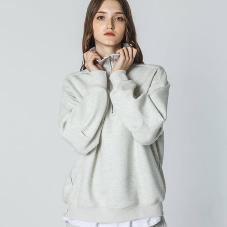 HalfZip Sweat - ホワイト