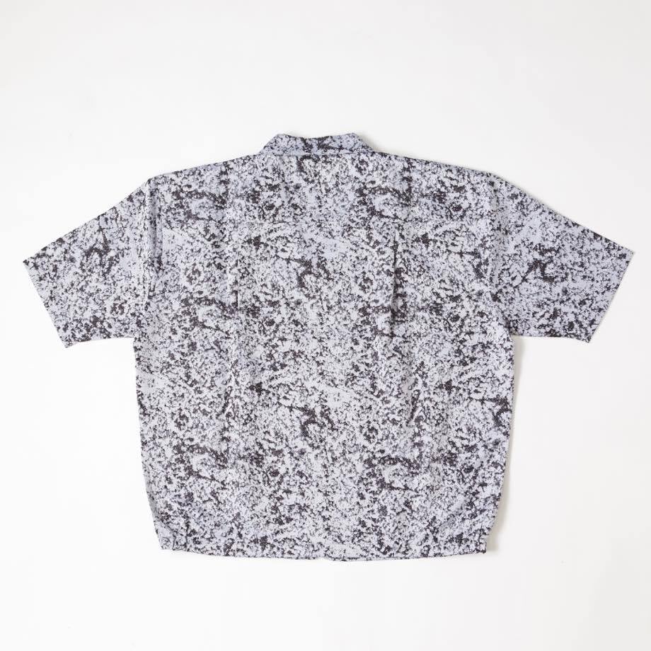Jacquard Shirts Jacket-ブラック | harapeco Store