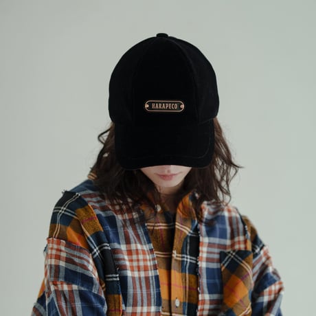 Smooth Velour Cap - ブラック