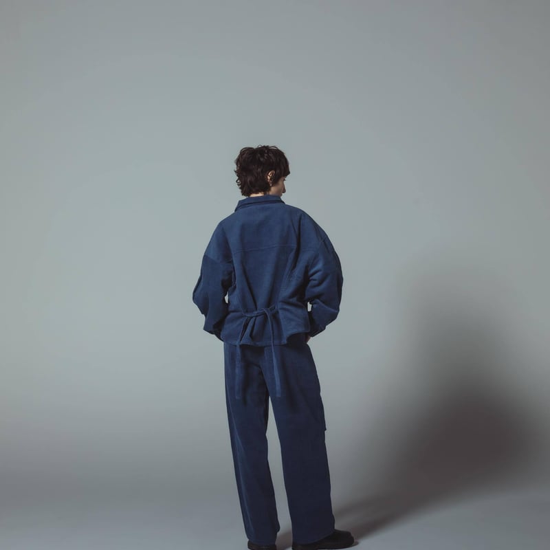 e]Corduroy Pants-ブルー | harapeco Store