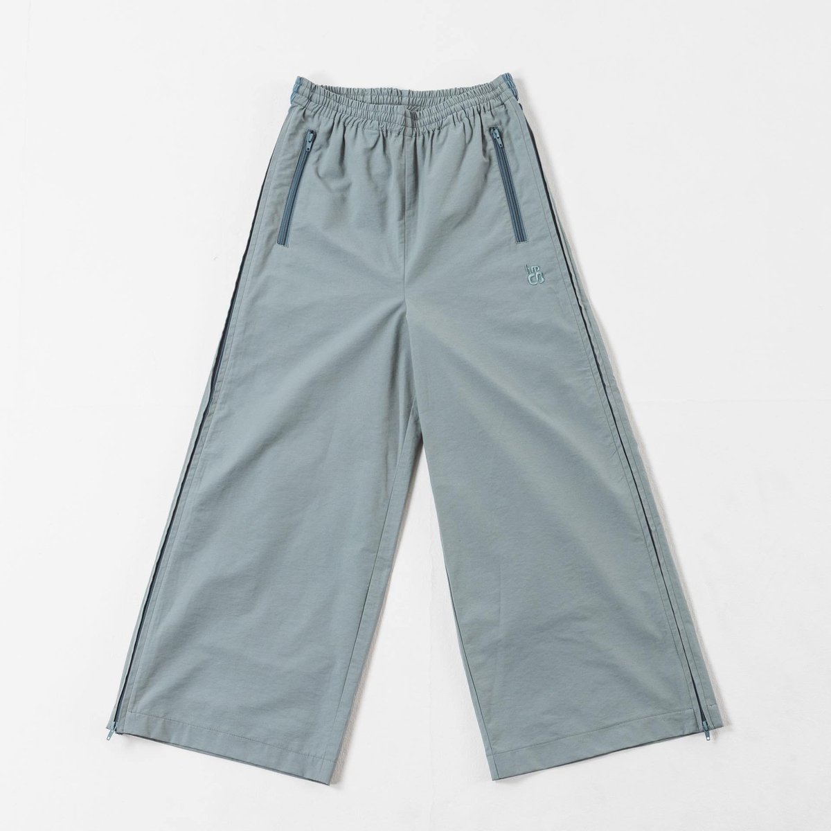 SideZipp Nylon Track Pants - ブルー | harapeco Store