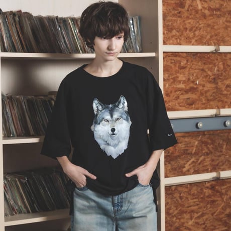 Okami Tee（Ippiki）-ブラック