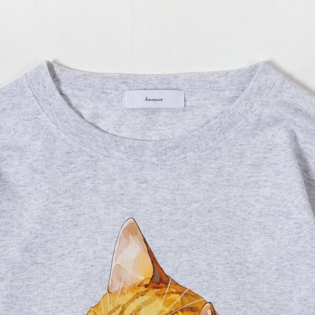 Neko Long Sleeve Tee(ziitto)-ホワイト