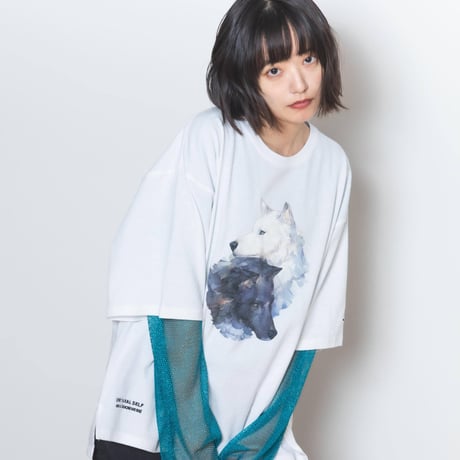 Okami Tee [nihiki] - ホワイト