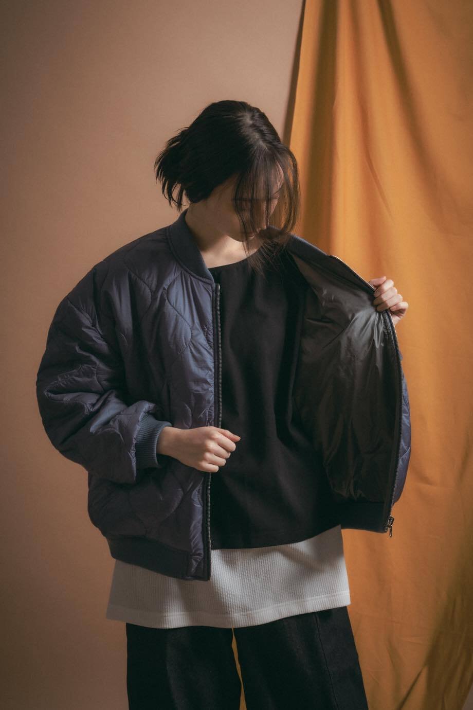 harapeco Short MA-1 - ブルー Short MA-1 - ブルー | harapeco Store