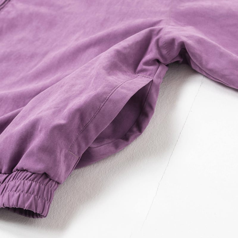 Color Suede blouson-23AW--パープル×レッド | harapeco S