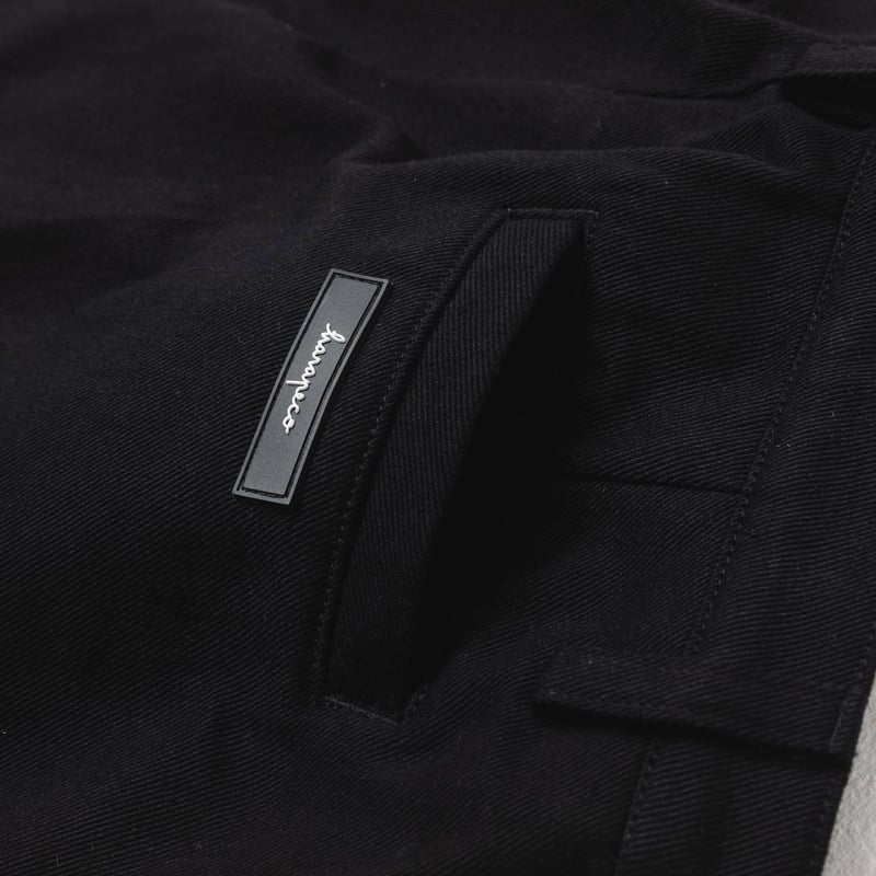 Twill Pants-ブラック | harapeco Store Twill Pants-ブラック | harapeco Store