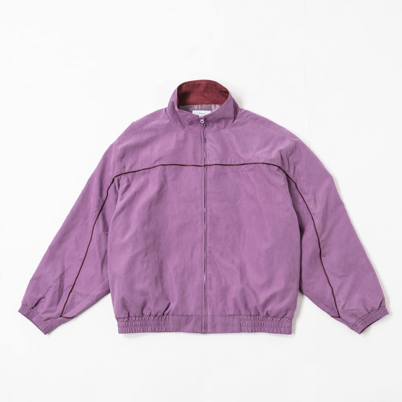 Color Suede blouson-23AW--パープル×レッド | harapeco S Color Suede blouson-23AW--パープル×レッド | harapeco S