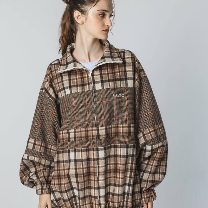 2pattern Checked Jacket - type B | harapeco Store 2pattern Checked Jacket - type B | harapeco Store