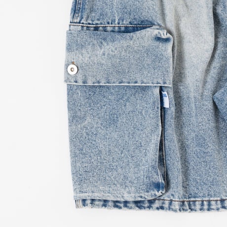 DENIM HALF PANTS - ブリーチ