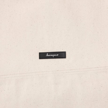 Half Zip Twill Pull over-ホワイト