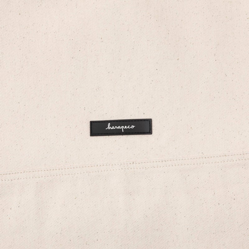 はらぺこ商店 Half Zip Twill Pull over harapeco Half Zip Twill Pull over-ホワイト | harapeco Store