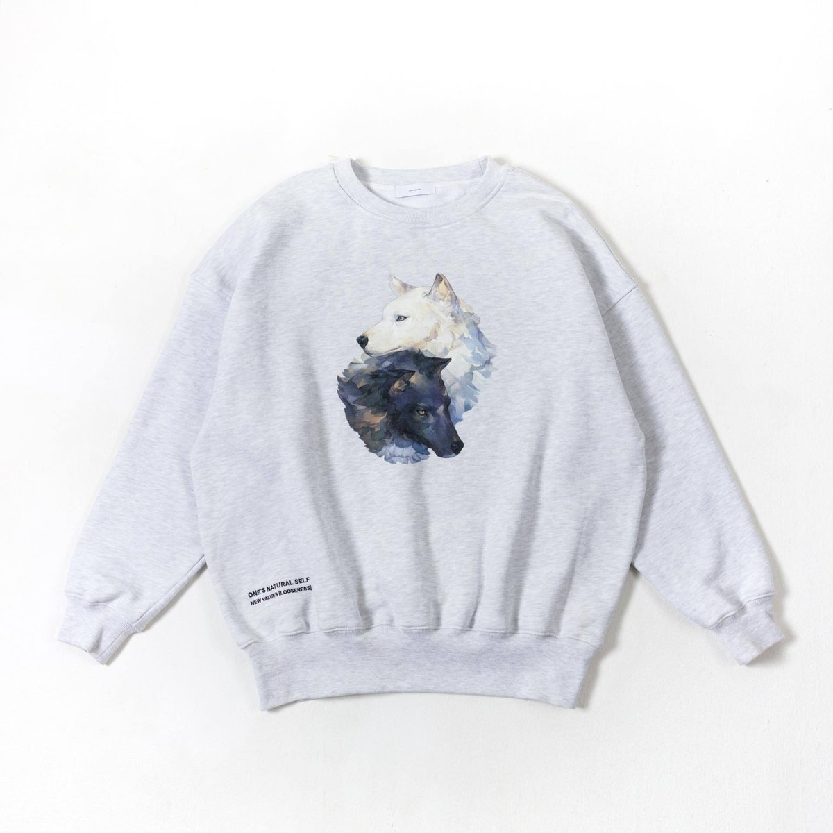 Okami Sweat(nihiki)-ホワイト | harapeco Store