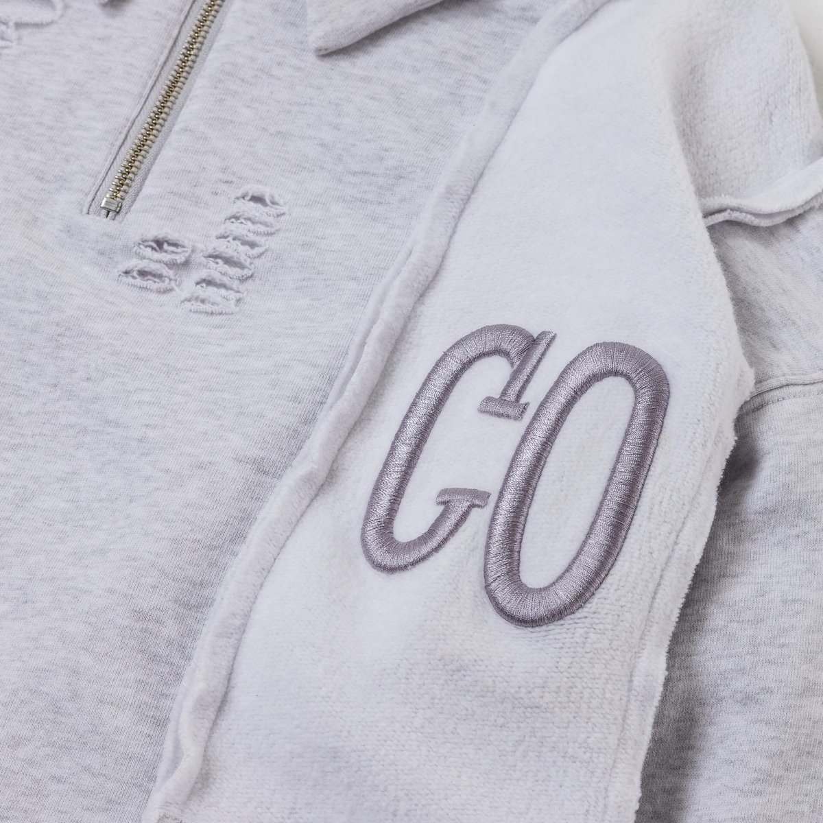 Rebuild HalfZip Sweat - ホワイト | harapeco Store