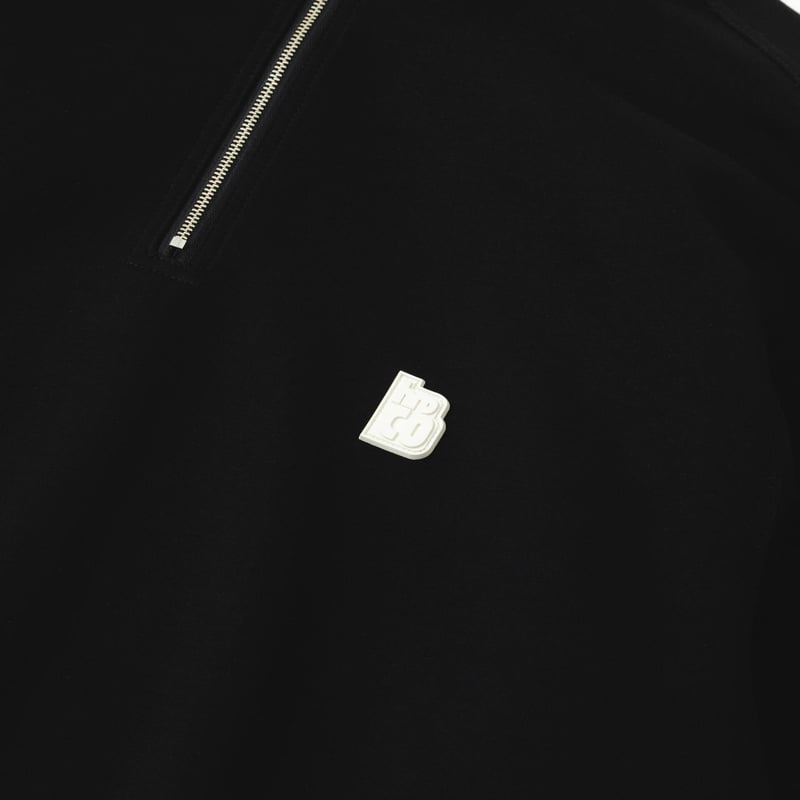 HalfZip Sweat - ブラック | harapeco Store