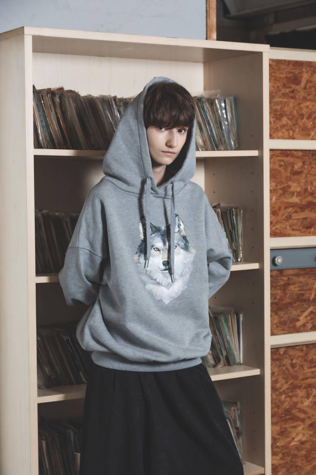 harapeco商店 Okami Sweat(nihiki)-ホワイト Okami Sweat(nihiki)-ホワイト | harapeco Store