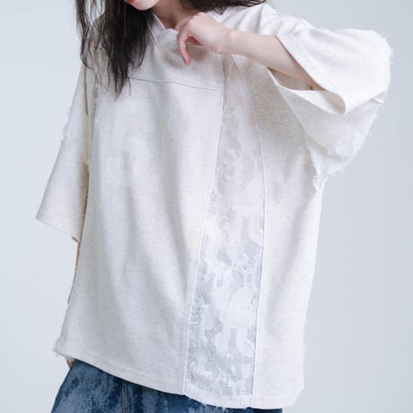 Panel Jersey Tee - ホワイト