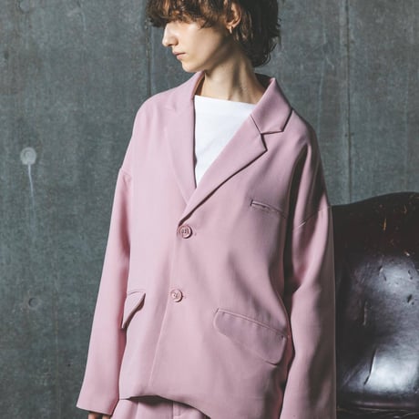 Three-piece suit Jacket-ピンクベージュ