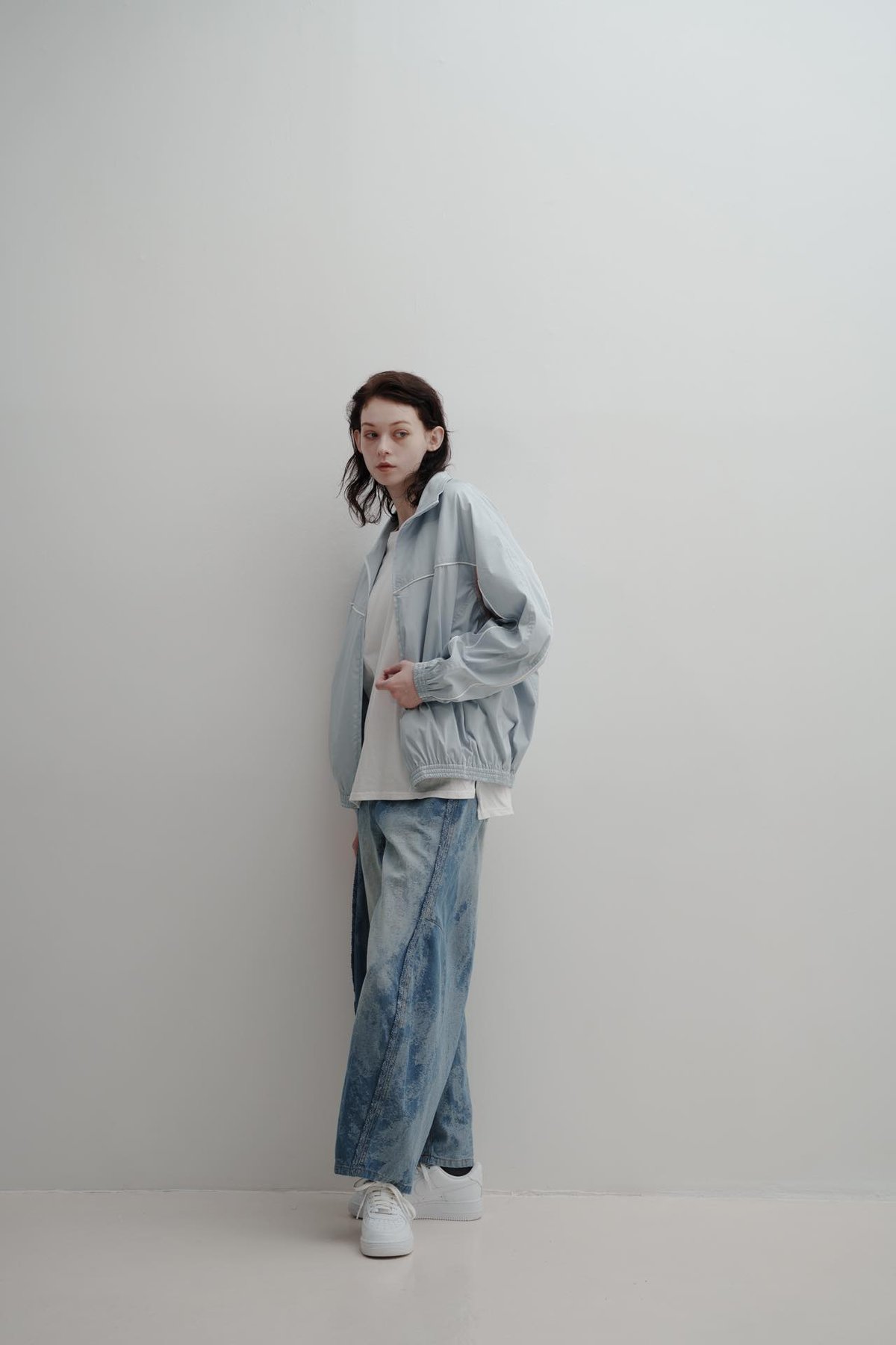 harapeco Color Suede blouson 25SSネイビー Color Suede blouson-25SS- - ネイビー | harapeco Store