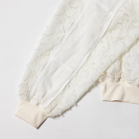 Sheer Blouson - ホワイト