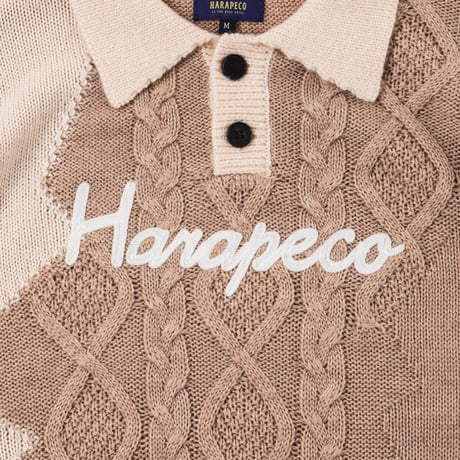 Bicolor Button Knit - ベージュ