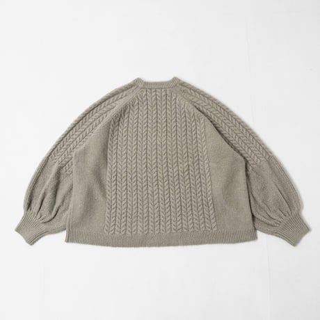 Rough-Knit Sweater-ライトグレージュ