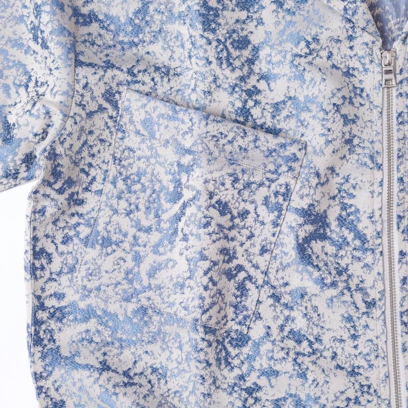 Jacquard Shirts Jacket-ブラック | harapeco Store Jacquard Shirts Jacket-ブラック | harapeco Store