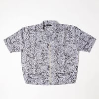 Jacquard Shirts Jacket-ブラック